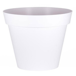 Eda Plastiques Pot Rond Toscane Xxl 100x795cm 356l Blanc