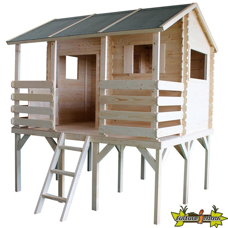 cabane manon soulet - cabane enfants bois destockage