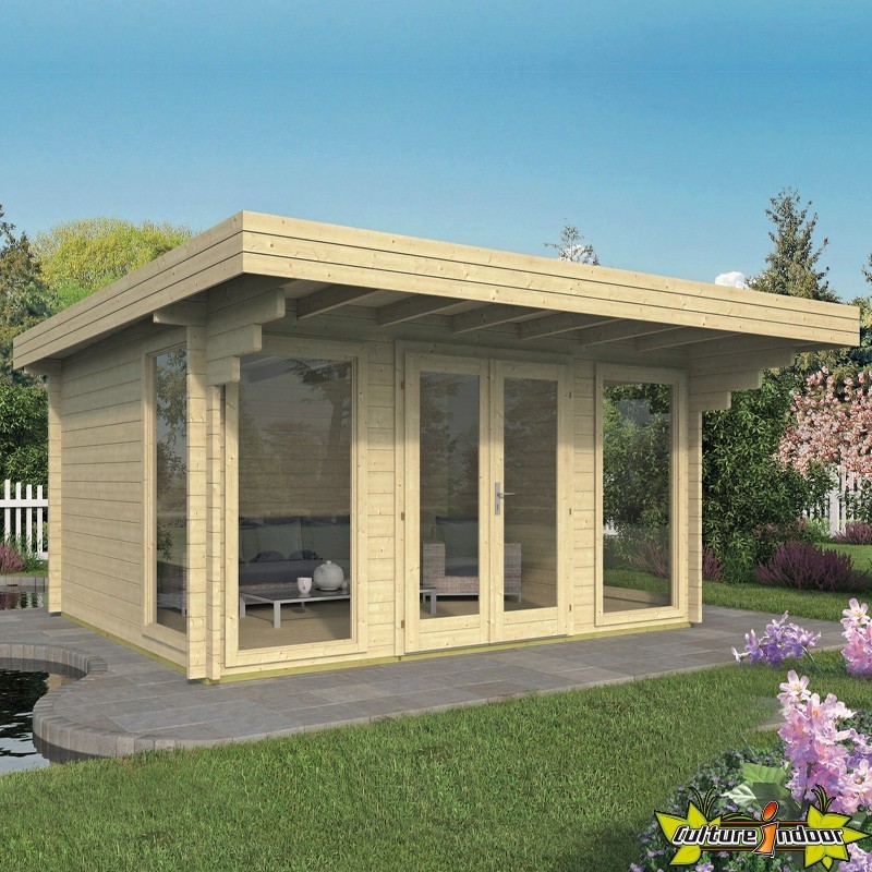 Tuindeco Chalet bois massif 13,1 m² 45 mm Lory Tuindeco 4 599,00