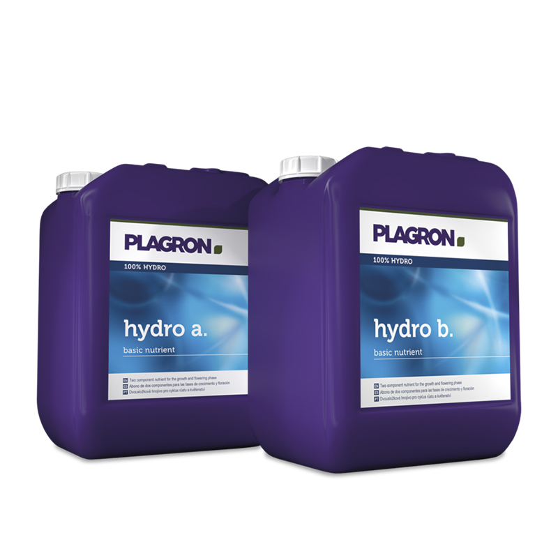 PLAGRON - HYDRO A&B 5L , Hydroponic Fertilizer For Growth And Flowering